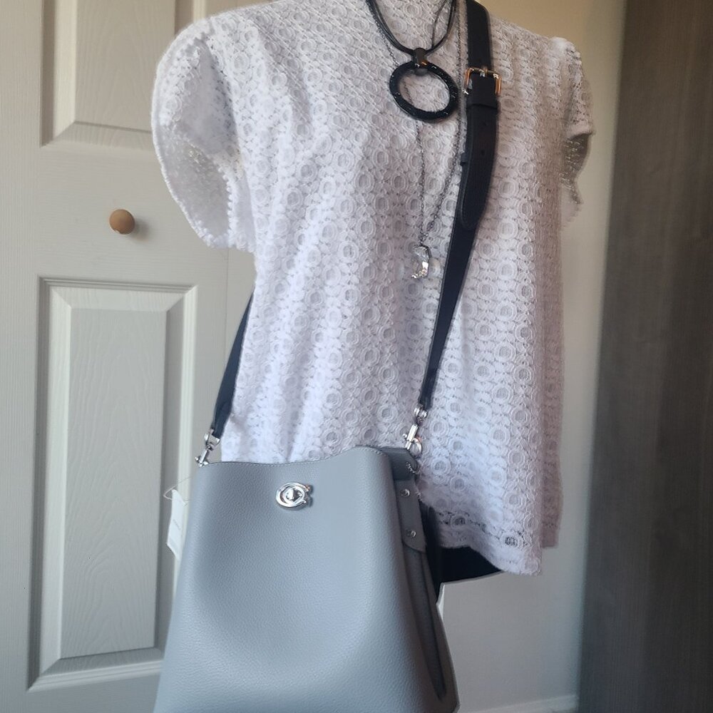 COACH Willow Bucket Bag In Color block Leather with matching wallet - Picture 14 of 14